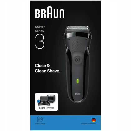 ریش تراش و ماشین اصلاح براون Braun مدل 300BT با 5 شانه