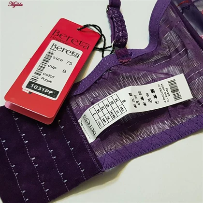 ست شورت و سوتین زنانه مدل فنردار بنفش برتا کد 5101-1031-PP