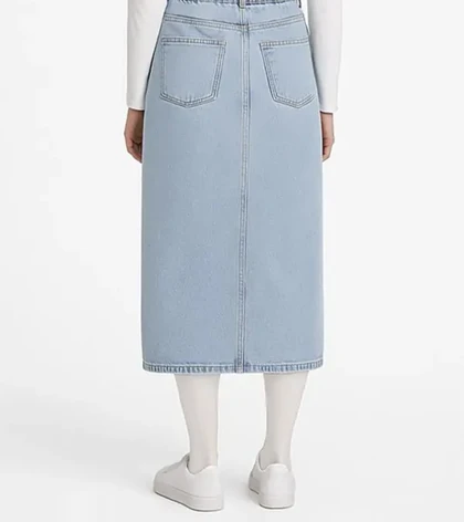 دامن جین پشت کش