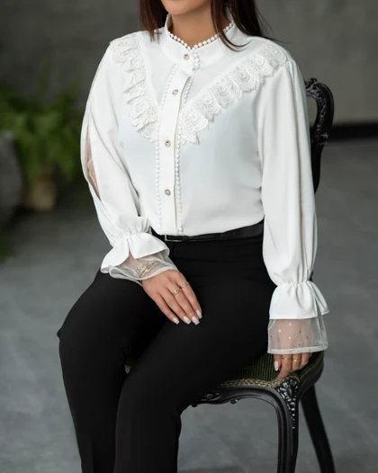 شومیز زنانه مدل هیلان کد 1541