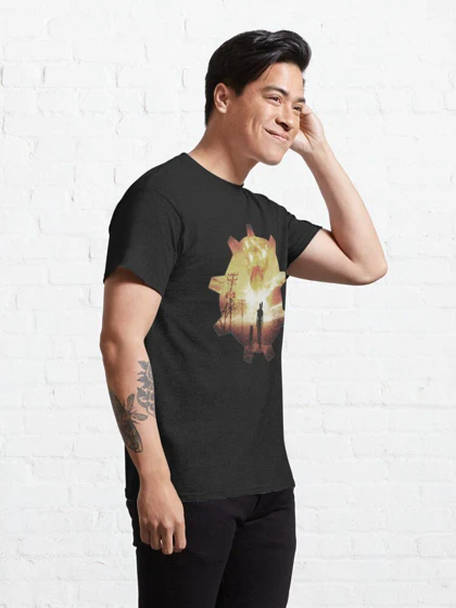 تیشرت کلاسیک طرح فال اوت | Lone Wanderer Classic T-Shirt کد 223046