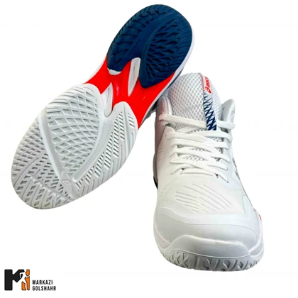 کفش سالنی ساق‌دار مردانه اسیکس سفید سورمه ای