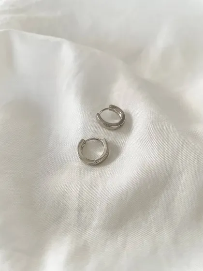 گوشواره حلقه‌ای ساده