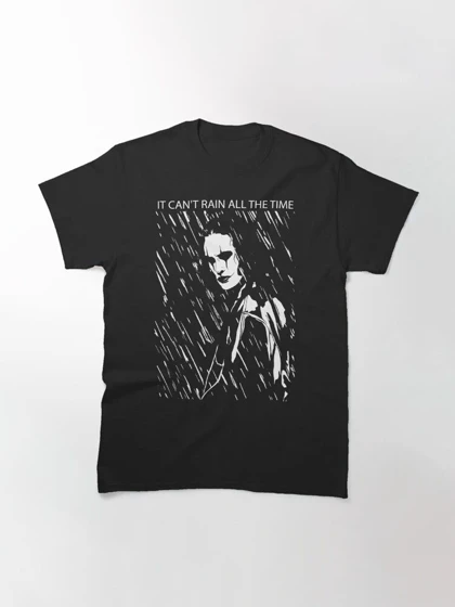 تیشرت کلاغ | تیشرت The Crow طرح it can't rain all the time کد 130380
