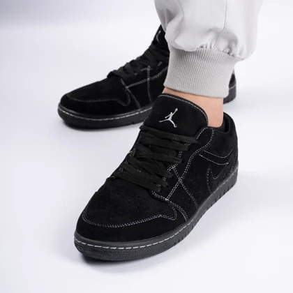 کفش کتانی اسپرت مردانه رنگ مشکی مدل نایک NIKE Jordan 1 Sketch