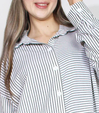 پیراهن بلند چاک‌دار کد 4570