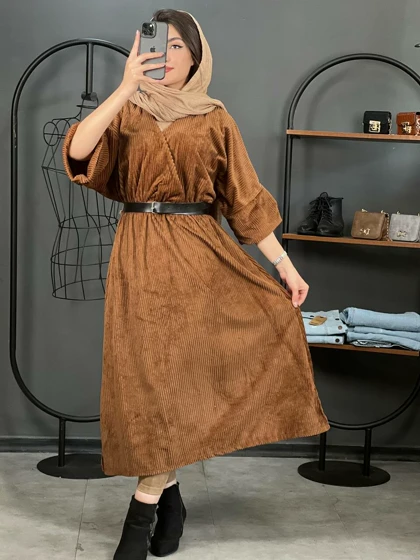 پیراهن چپ و راستی کبریتی کد 1390