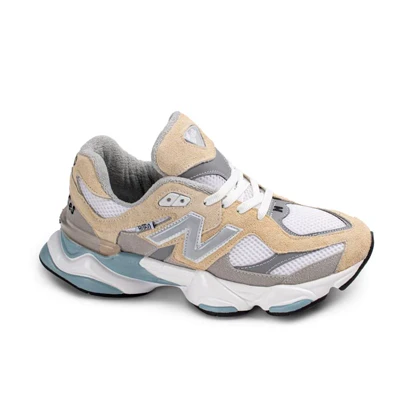 کتانی اسپرت مردانه مدل نیوبالانس 9060 NEW BALANCE رنگ طوسی کرم