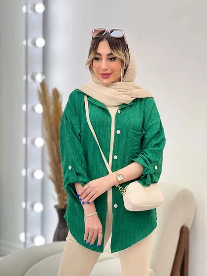 شومیز تک جیب نلی