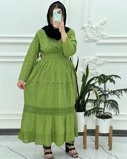 ساحلی سلن بلند تافته نخ هندی 2424