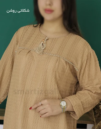تونیک یقه بندی مراکشی