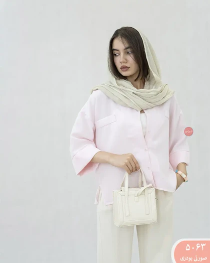 شومیز شانتون طرح جیب 5063