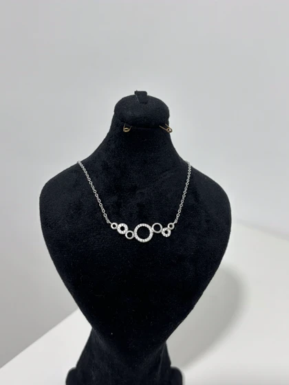 گردنبند نقره خاص حلقه درهم 991