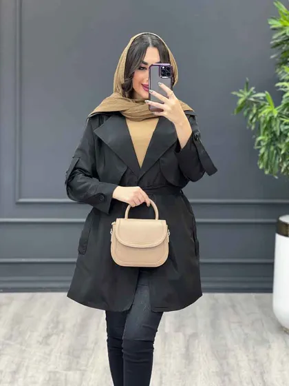 بارانی کوتاه بغل پاگن