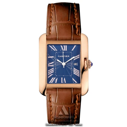 ساعت کارتیه بند چرمی Cartier Tank RG3
