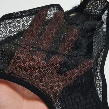 ست شورت و سوتین برندکارنا رزفنردار کد 105030-3000-1مشکی نقره ای