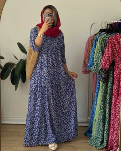 پیراهن ساحلی ماکسی خورشید