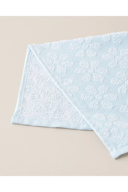 دستمال خشک‌کن English Home مدل Pure Petals پنبه پلی‌استر - آبی