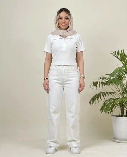 پلوشرت بیسیک زنانه سه دکمه