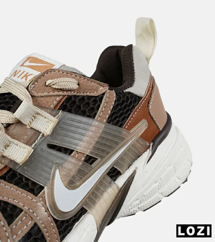 کفش کتانی مردانه و زنانه مشکی قهوه ای Nike cushlon مدل 7598