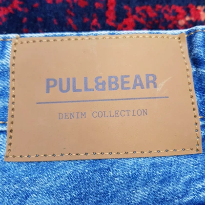 شلوار جین مردانه مام فیت زاپ‌دار از pull & bear کد 281