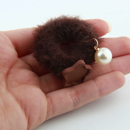 کش مو دخترانه مدل پشمی