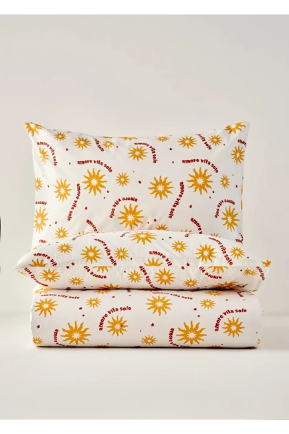 سرویس روتختی دو نفره Bella Maison مدل Sunset پنبه‌ای - چندرنگ