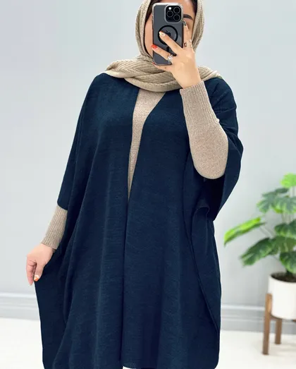 پانچو بافت‌ساده