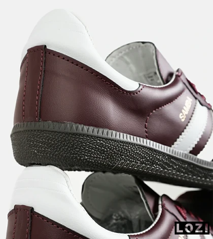 کفش کتانی مردانه و زنانه زرشکی ADIDAS Samba