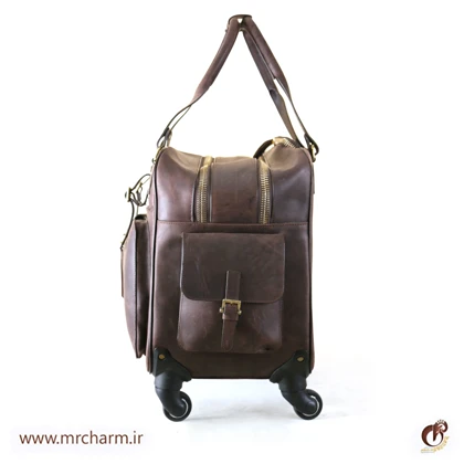 چمدان تراولی چرم mrc168-17