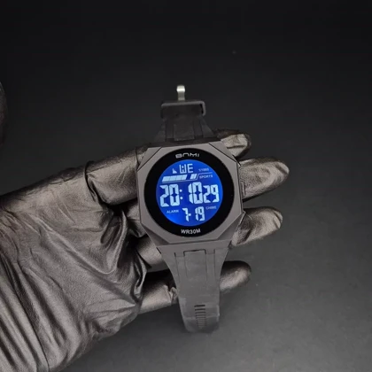 ساعت مچی اورجینال BNMI بنمی مشکی موتور ژاپن با ضمانت و جعبه مدل میتسوبیشی