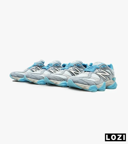 کفش کتانی مردانه طوسی آبی NEW BALANCE 9060