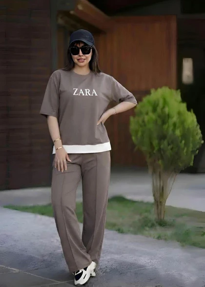 ست تیشرت و شلوار زنانه مدل wcs024