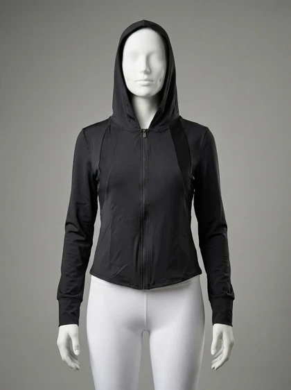 سویشرت ورزشی فلامنت فینگردار کلاهدار