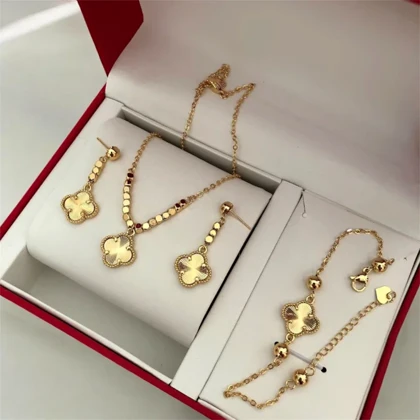 سرویس ونکلیف طرح طلا رنگ ثابت برندNYH کد 2