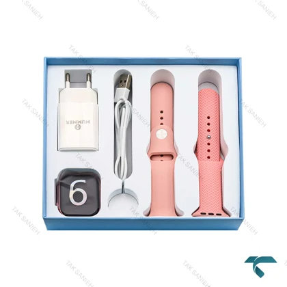 ساعت هوشمند هامر سری V9 PRO MAX صورتی Hummer-6876-U