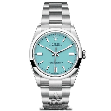 رولکس پرپچوال صفحه آبی آسمانی Rolex Perpetual light blue 01
