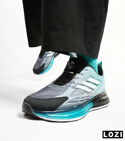 کفش کتانی مردانه سبز طوسی ADIDAS Solar disk V2