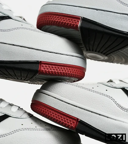 کفش کتانی بزرگ پا مشکی سفید آبی قرمز نایک Nike Gama Force Sail