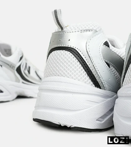 کفش کتانی مردانه و زنانه سفید مشکی NEW BALANCE 530