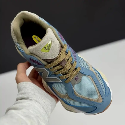 کتانی نیوبالانس 9060 آبی بودگا New Balance 9060 Bodega Blue