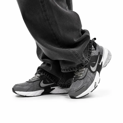 کفش کتانی مردانه نایکی v2k طوسی مشکی 2 NIKE V2K