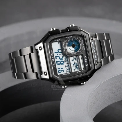ساعت کاسیو دیجیتالی مشکی Casio AE-1200-KK