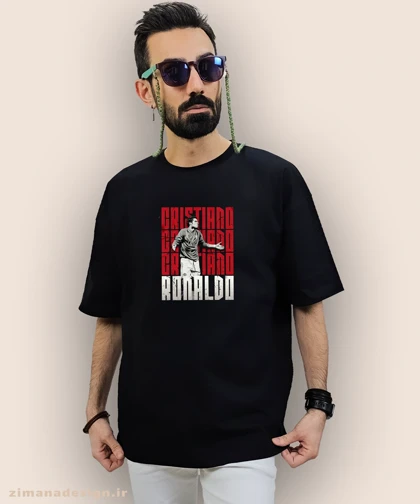 تیشرت لش مردانه و زنانه طرح کریستیانو رونالدو کد 961