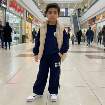 بلوز شلوار دورس دخترانه پسرانه مدلMIU
