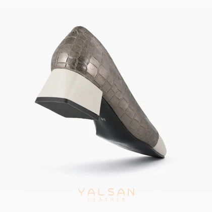 کفش پاشنه‌دار زنانه چرم یلسان مدل آنه لا کد 692-MNL