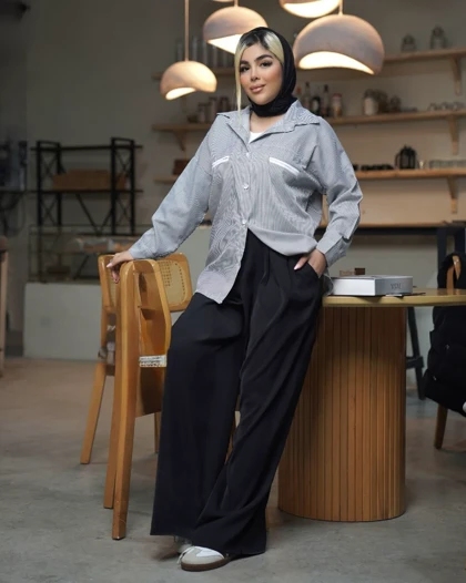 ست مانتو و شلوار آبرین