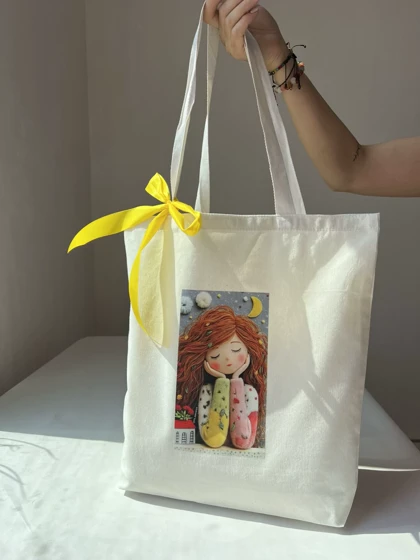 تت بگ(ساک پارچه ای) دخترکاموایی2