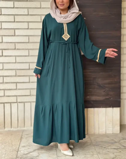 ساحلی آیدای گلدوزی طرح لوزی 7307