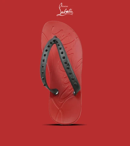 اسلیپر انگشتی قرمز Christian Louboutin مدل 4494